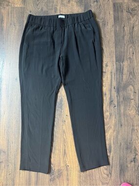 Brunello Cucinelli Classic Wide Leg Pant -  Elastic Waist Size 10